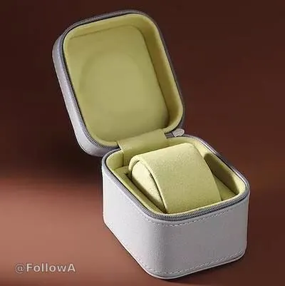 Pu Zipper Single Watch Case 1