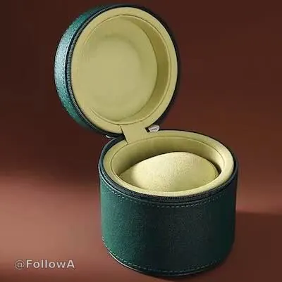 Pu Zipper Single Watch Case 2