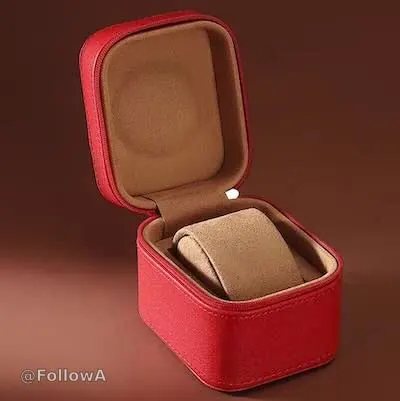 Pu Zipper Single Watch Case 3