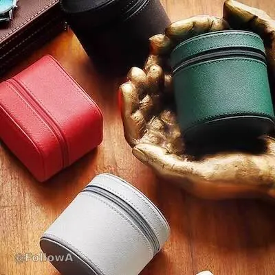 Pu Zipper Single Watch Case 5